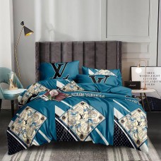 6by6 size duvet, bedsheet and 4 pillows 
