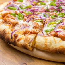 Large southern style chicken pizza