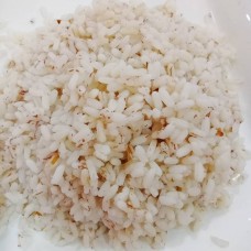 Ofada rice and sauce 