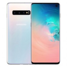 Samsung phone galaxy s10 8+128 gb single sim android 9.0 octa core 2.8ghz 6.1 inch quad hd+ tri-lens camera - white