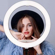 18" remote controlled selfie ring light & projection stand