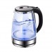 Illuminating fast boil cordless glass kettle and jug
