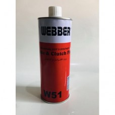 Webber dot3 synthetic brake clutch fluid 485ml