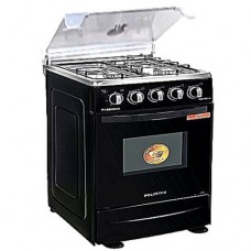 Polystar 3 gas burners 1 electric hotplate standing cooker with oven grill