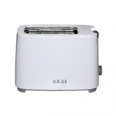 Akai 2 slice toaster - white