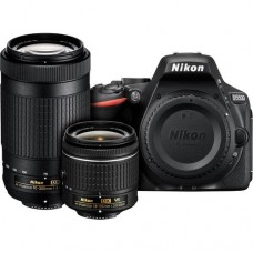 Nikon d5500 dx-format digital slr camera with 18-55mm & 70-300mm