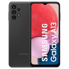 Samsung phone galaxy a13 - 6.6" (4gb ram, 128gb rom) android 12 (50/5/2/2)mp + 8mp selfie - 5000mah - dual sim - 4g lte - black