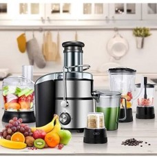 Sokany 6 in 1 multifunction centrifugal juicer,processor, blender, mincer and mill