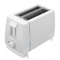 700w 2 wide slice slots bagel bread home electric toaster - white
