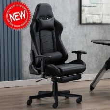 Executive gaming chair with foot rest