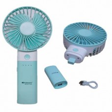 Kamisafe rechargeable hand fan + power bank functions
