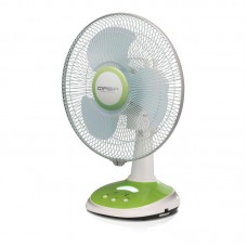 Qasa 12 inches rechargeable table fan 
