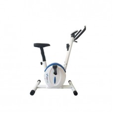 Stationary magnetic exercise bike