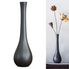 Ceramic flower vase sculpture desktop centerpiece 