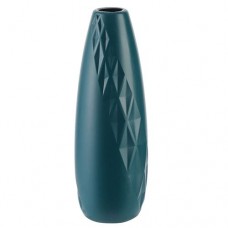 Ornamental flower vase small mouth pe exquisite-blue