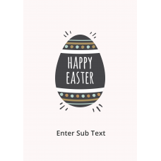 Easter greeting card 