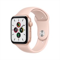 Apple watch se gps mydr2ae/a 44mm gold aluminum case with sport band pink sand