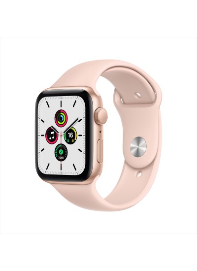 Apple watch se gps mydn2ae/a 40mm gold aluminum case with sport band pink sand