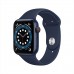 Apple watch series 6 gps + cellular m06r3ae/a 40mm aluminium case with sport band 