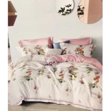 Cotton bed sheet - pink