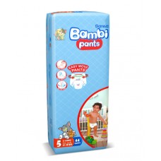 Bambi diaper pants size 5 extra large 12-18kg 44pcs