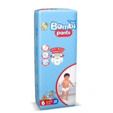 Bambi diaper pants size 6 xx large 16 kg 40pcs