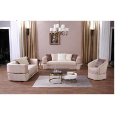 Elegant pinkie brownie sofa