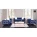 Modern royal blue, gold, velvet- mix 5-6 living room sofa set & 10 accent pillows