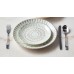 Disha 18-piece ceramic dinner set - serves 6