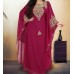 Women kaftan  long maxi dress long sleeves ethnic, bridal, evening, party, dress with free scarf | size- free