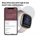 Fitbit smart watch sense 512glwt lunar white/soft gold stainless steel