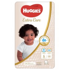 Huggies extra care diaper size 5, 12-22kg 60pcs