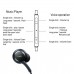 Iends wired stereo 3.5 mm earphone with microphone black hs935