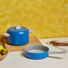 Rainbow 2-piece marble coated cookware set