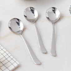 Rose soup spoon - set of 3