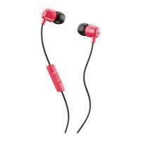 Skullcandy s2duy-l676 jib in-ear noise-isolating earbuds with microphone and remote for hands-free calls - red/black