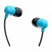 Skullcandy s2duyk-628 jib in-ear noise-isolating earbuds with microphone and remote for hands-free calls - blue/black