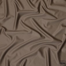 Light brown plain super 130's wool and cashmere suiting fabric