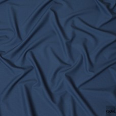Air force blue plain super 120's wool and cashmere suiting fabric