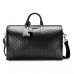 Gucci gg men gg black carry-on duffle in black/grey etc..