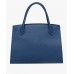 Medium leather prada monochrome bag blue