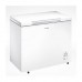 205l chest freezer,white color , display : compressor  activation & power, temp control : knob dial & fast freezing  switch