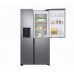 650l . gentle silver ,space max . all-around cooling , digital  inverter technology , door alarm, wine rack , ice cube &  water dispenser