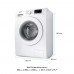 7 kg, white, 600x850x550 mm, rinse + spin, spin, sports  wear, synthetics, wool, baby care, cotton, ceramic  heater, delay end.