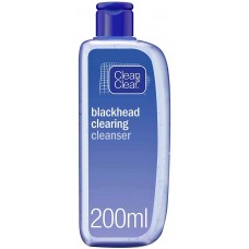 Clean & clear face cleanser, blackhead clearing, 200ml