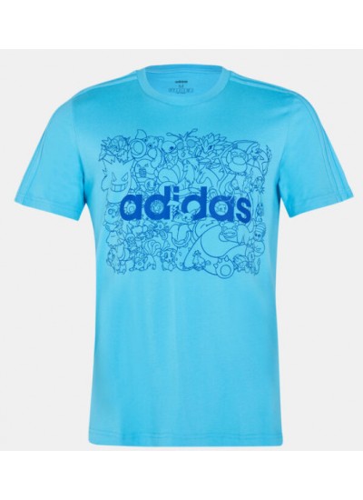 Adidas - men's pokémon logo t-shirt