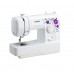 Brother portable electric sewing machine, ja 1400, white/purple/blue