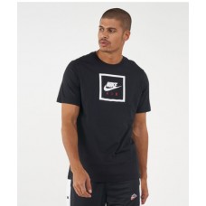 Nike men's sportswear air 2 t-shirt3 colour: black (black/white)