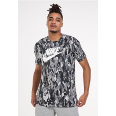 Nike men's sportswear club t-shirt colour: grey (lt smoke grey/cool grey/iron grey/white)