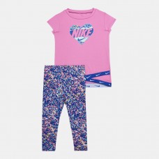 Nike kids' dri-fit tunic top and leggings set (baby and toddler)